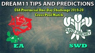 EA vs SWD Dream11 Team Prediction, CSA Provincial One-Day Challenge 2019-20, Cross Pool: Captain And Vice-Captain, Fantasy Cricket Tips Easterns vs South Western Districts at Willowmoore Park, Benoni 1:00 PM IST